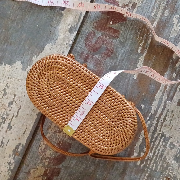 Putu by J. Maclear mini rattan wicker top handle purse vintage - Picture 16 of 17